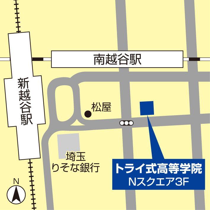 新越谷の地図
