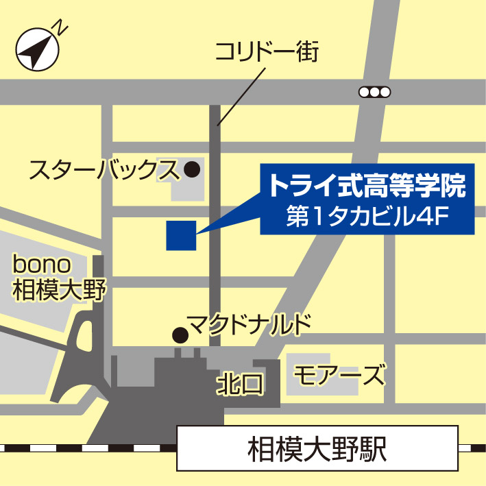 相模大野の地図