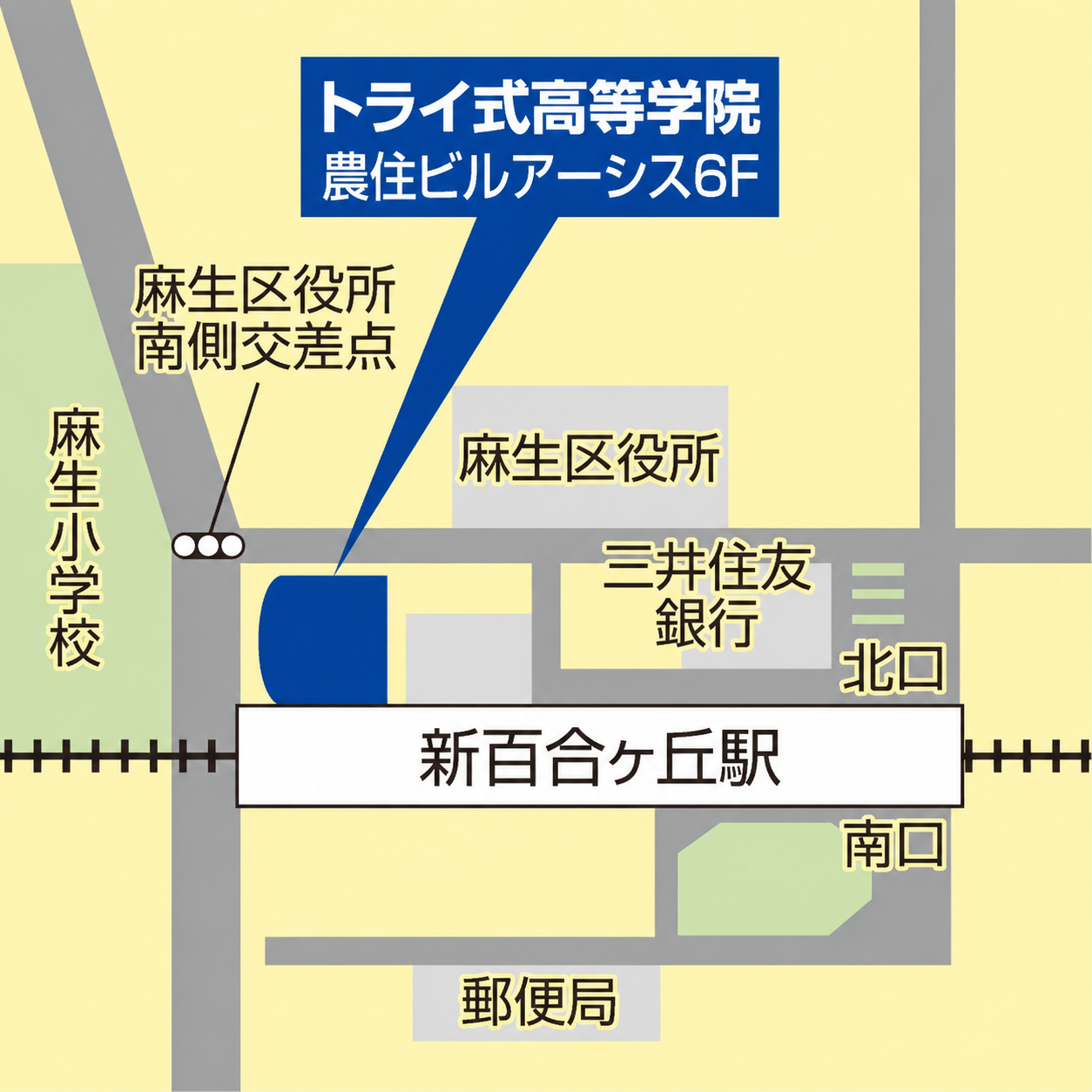 新百合ヶ丘の地図