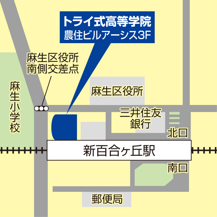 新百合ヶ丘の地図