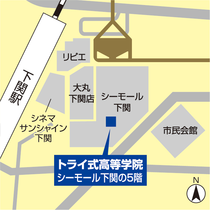 下関の地図