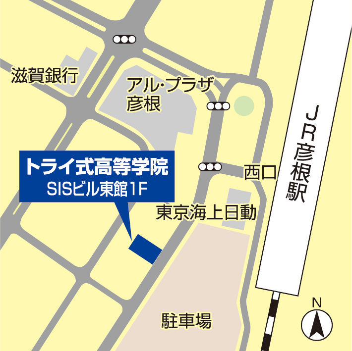 彦根の地図