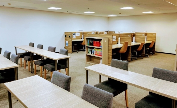 好きなスタイルで勉強に集中できます。