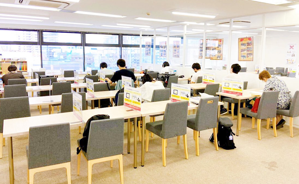 自習スペースも完備されています