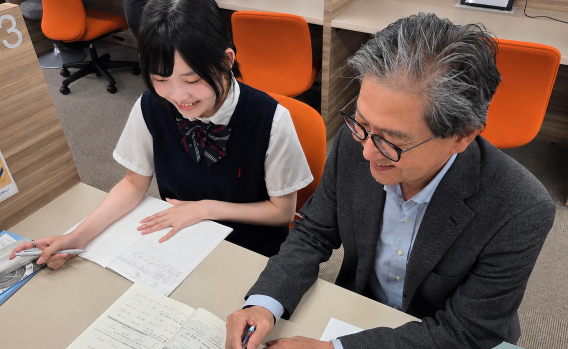 安心のマンツーマン授業。受験対策や、就職のための資格取得など万全のサポート！