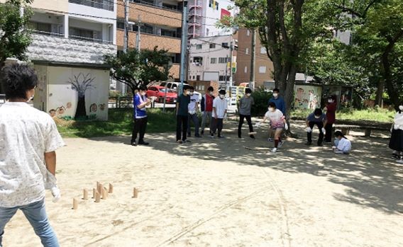 京橋恒例！モルック大会！
