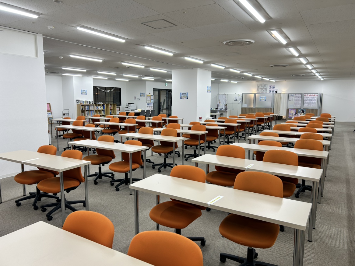 勉強に集中できる自習スペースが多くあります